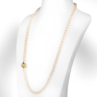 Peach Souffle Pearl Necklace