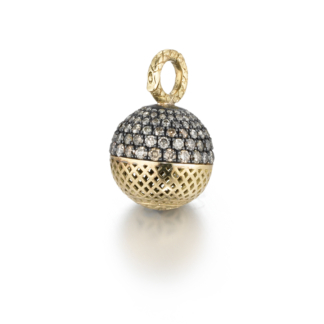 Crownwork® Ball Pendant with Champagne Diamonds