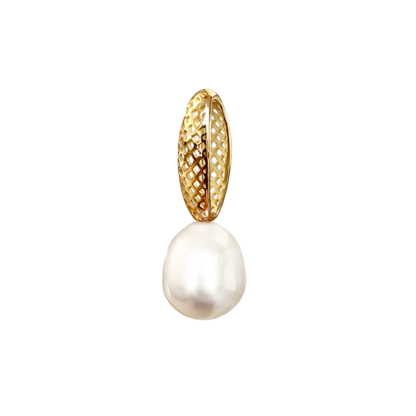 Crownwork® Chain Slide Pendant with South Sea Pearl