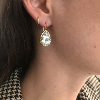 Pear Cut Classic Crownwork® Earrings