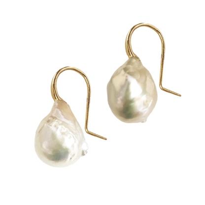 Medium Baroque Pearl Earrings