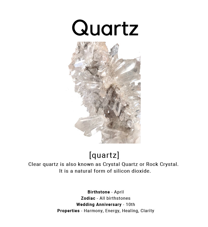 Quartz stone chart from Ray Griffiths