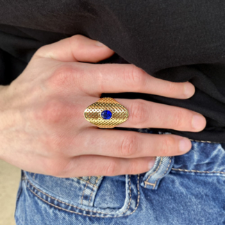 Crownwork® Ring with Sapphire