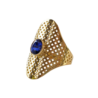 Crownwork® Ring with Sapphire