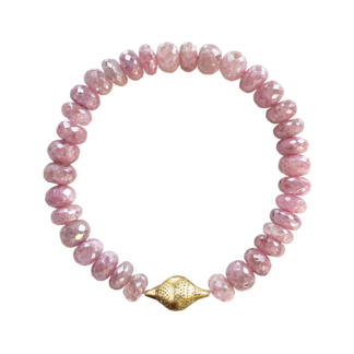 Pink Aragonite Stretch Bracelet