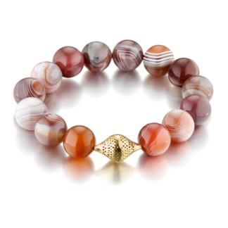 Showing our main image for Italian Banded Agate stretch bracelet
