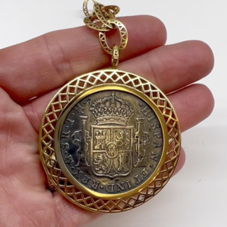 Piece of Eight Coin Pendant