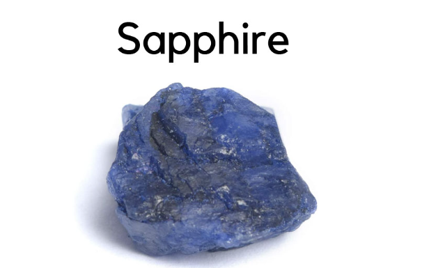 This is a photo of Sapphire in its natural form